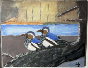 Voir le détail de cette oeuvre: Couple sur la Souche